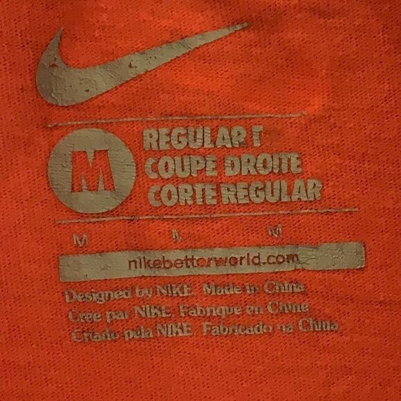 Nike orange short sleeve shirt, M - Picture 5 of 5
